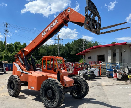 The personnel, equipment, and supplies are raised to different altitudes with mechanical lift machines called aerial lifts.