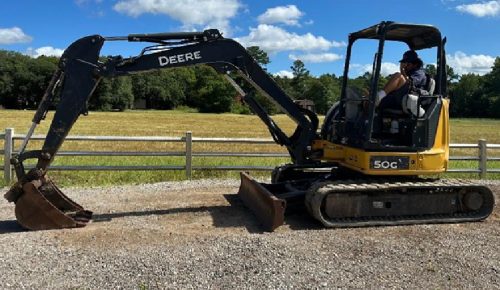 John Deere Excavators for Sale:  John Deere excavators are powerful machines designed to perform a variety of tasks, including digging, lifting, and handling materials.