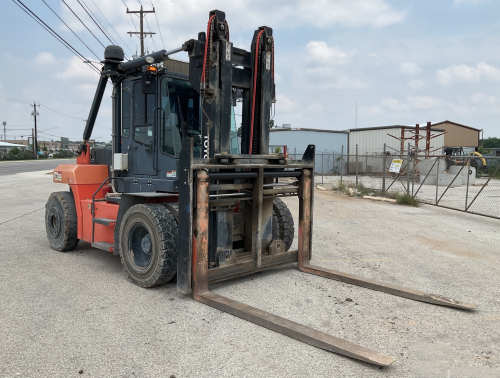 A telehandler's long reach allows for the lifting of loads higher than most equipment can by fifty feet or more.